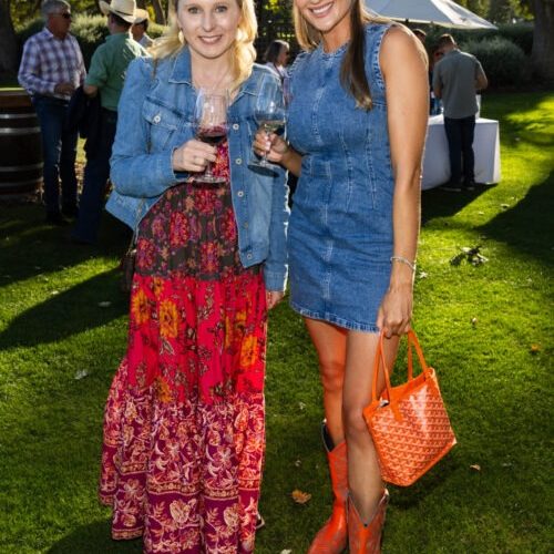 NAPA, CA - October 19 - Savannah Ryder and Sarina Somera attend Cabernet for Connoisseurs Benefitting Family House on October 19th 2024 at The Grove at Silverado Resort in Napa, CA (Photo - Devlin Shand for Drew Altizer Photography)